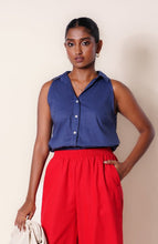 Load image into Gallery viewer, Mia Top - Navy
