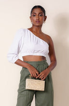 Load image into Gallery viewer, Paola Summer Crop Top - Pearl
