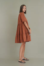 Load image into Gallery viewer, All day Mini Tiered Dress - Walnut
