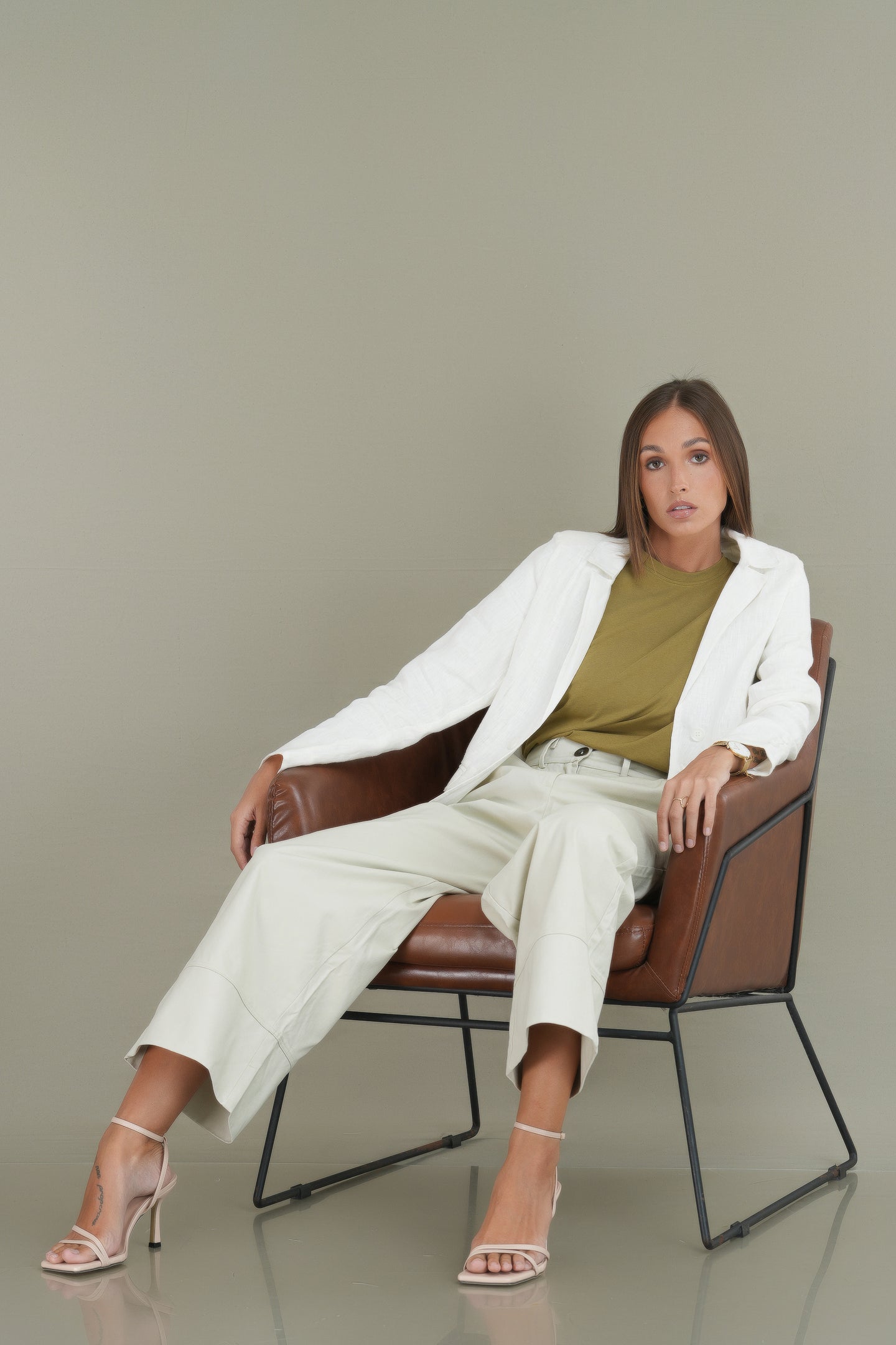 Tailored City Blazer - Crystal