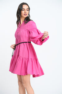 Lina Mini Dress - Rose