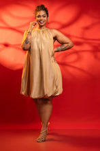 Load image into Gallery viewer, Carol Mini Bubble Dress - Goldenor

