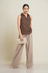 Mia Top - Walnut