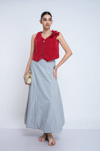 Rosie Waist coat - Cherry