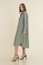 Load image into Gallery viewer, Ultimate Oversized Shirt Dress - Olive
