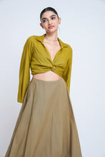 Load image into Gallery viewer, Esther Twisted Top - Moss

