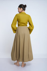 Esther Twisted Top - Moss