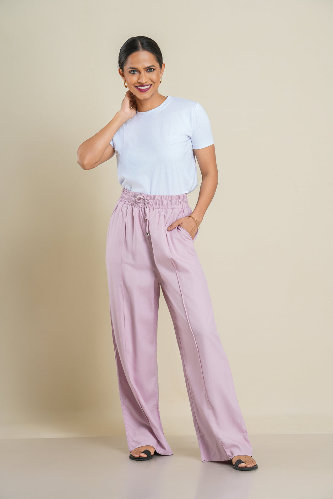 Timeless Relax Pant - Dusty Pink