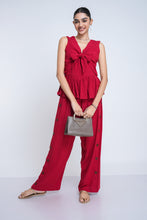 Load image into Gallery viewer, Coral Tie Up Top - Apple
