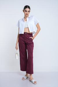Cargo Pant - Burgundy