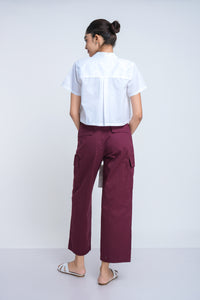 Cargo Pant - Burgundy