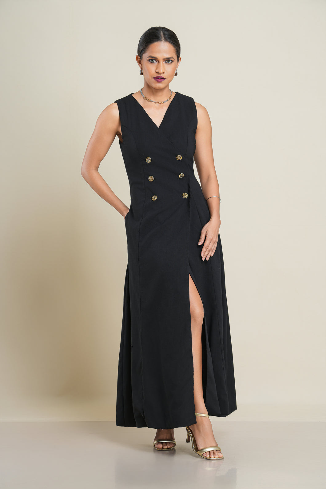 Nina Maxi Dress - Black