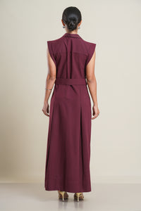Vera Maxi Dress - Plum