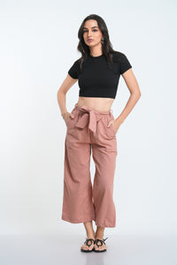 Nola Midi Pant - Peach