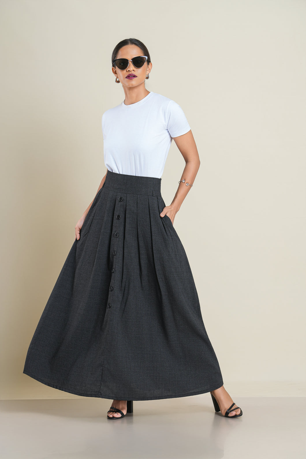 Cherry Maxi Skirt - Ashlyn