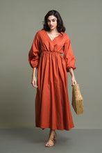 Load image into Gallery viewer, Kaira Maxi Dress - Brick
