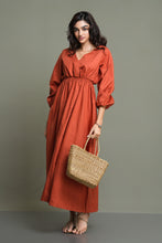 Load image into Gallery viewer, Kaira Maxi Dress - Brick
