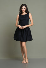 Load image into Gallery viewer, Gia Mini Bubble Dress - Black
