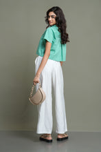 Load image into Gallery viewer, Luca Crop Top - Teal
