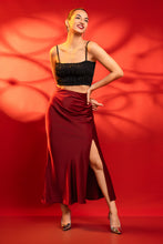 Load image into Gallery viewer, Jovie Bias Maxi Skirt - Wine
