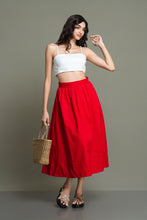 Load image into Gallery viewer, Lana Midi Skirt - Apple
