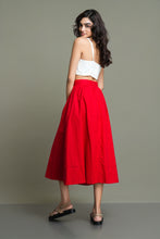 Load image into Gallery viewer, Lana Midi Skirt - Apple
