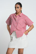 Load image into Gallery viewer, Oversized Short Sleeve Shirt - Florance

