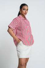 Load image into Gallery viewer, Oversized Short Sleeve Shirt - Florance
