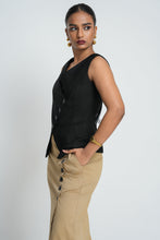 Load image into Gallery viewer, Veronica Waist Coat - Black

