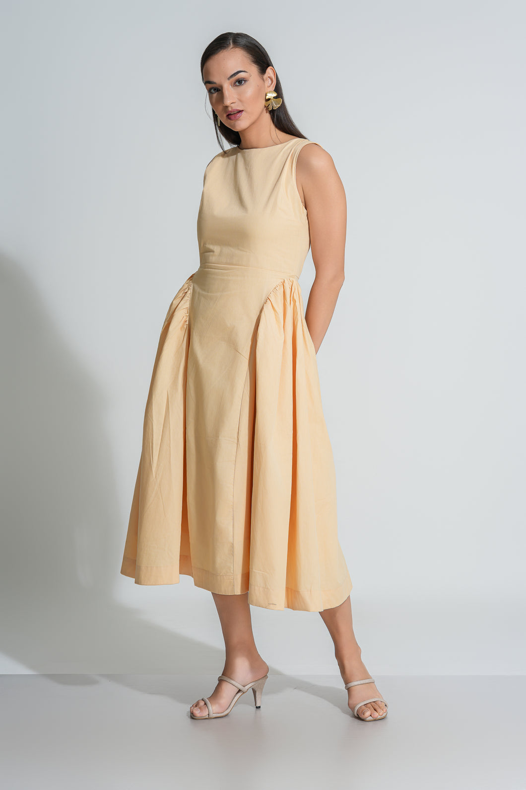Frankie Midi Dress- Vanila