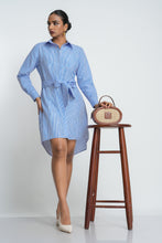 Load image into Gallery viewer, Stella Utility Mini Dress - Santorini
