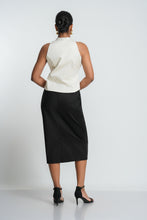 Load image into Gallery viewer, Dolce Tie Waist Coat - Ivory
