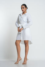 Load image into Gallery viewer, Stella Utility Mini Dress - Pearl
