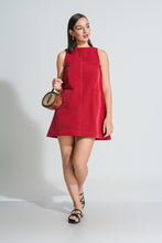 Load image into Gallery viewer, Bella Shift Dress - Cherry
