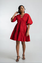 Load image into Gallery viewer, Caroline Mini Dress - Hibiscus

