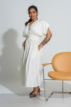 Load image into Gallery viewer, Delta Midi Dress - Cloud
