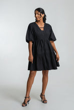 Load image into Gallery viewer, Caroline Mini Dress - Black
