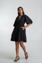 Load image into Gallery viewer, Caroline Mini Dress - Black
