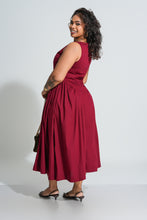 Load image into Gallery viewer, Frankie Midi Dress- Wine

