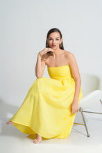 Load image into Gallery viewer, Mae Strapless Dress- Daisy
