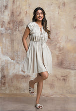 Load image into Gallery viewer, Cyra Mini Dress - Sand
