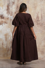 Load image into Gallery viewer, Caroline Maxi Dress - Chocolate
