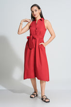 Load image into Gallery viewer, Mia Midi Dress - Crimson
