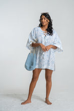 Load image into Gallery viewer, Olivia mini kaftan - Ocean Leaf
