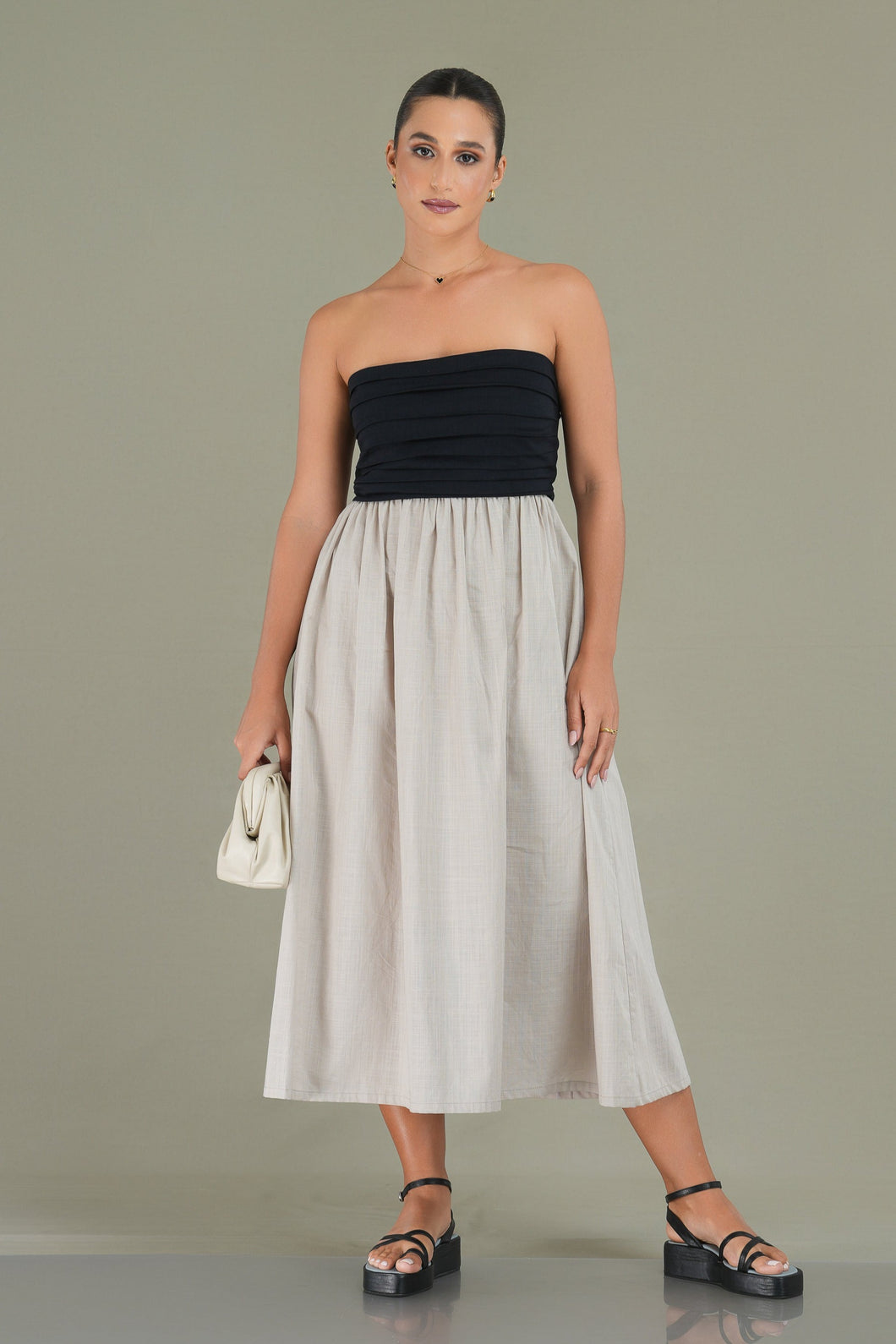 Mae Strapless Dress - Cairo