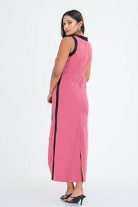 Lola Shift Maxi Dress - Blush