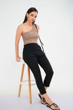 Load image into Gallery viewer, Daniella Rib One-Shoulder Top - Nude
