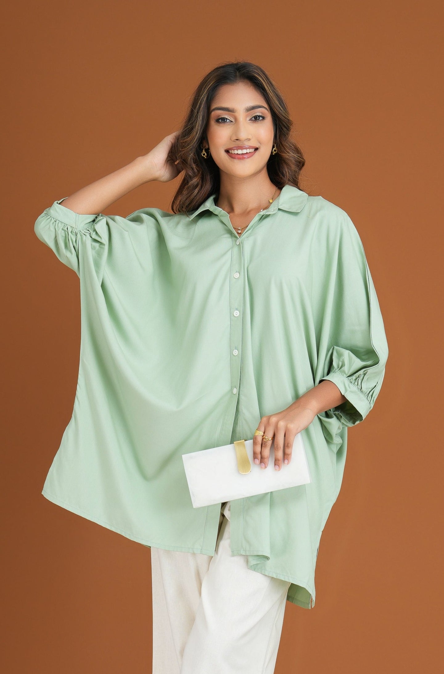 Fiori Shirt - Mint