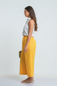 Nola Midi Pant - Canary