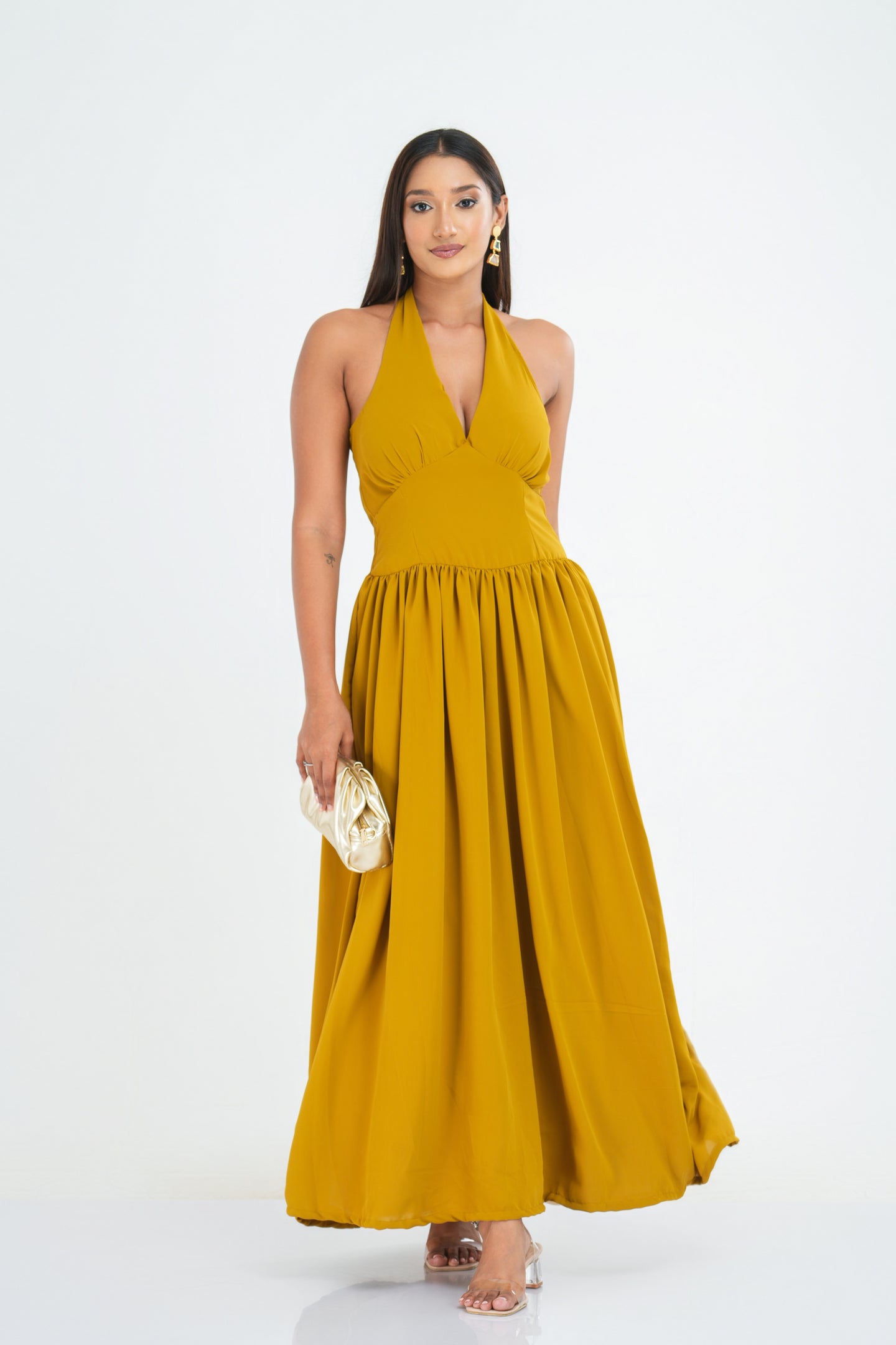 Paulina Maxi Dress - Dijon